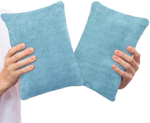1 MIDDLE ONE 2 Pack Small Pillow, Cooling Memory Foam Mini Pillow 11 X 7 Inches by 1MIDDLEONE