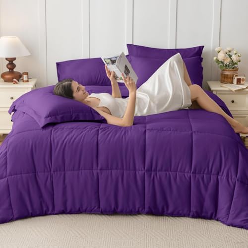 JOLLYVOGUE California King Comforter Set, Ultra-Soft Bed in a Bag Cal King Size - Image 6