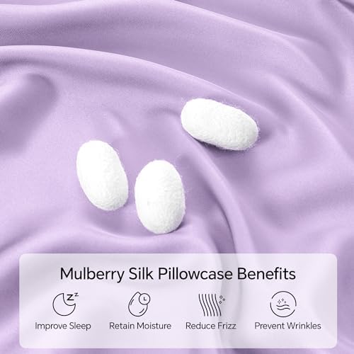 INFIIXSO Mulberry Silk Pillow Cases Standard Size - Image 2