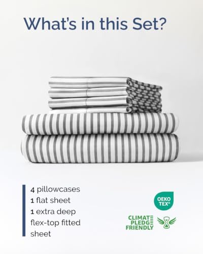 Extra Deep Flex Top Split Head King Sheet Set - Image 2