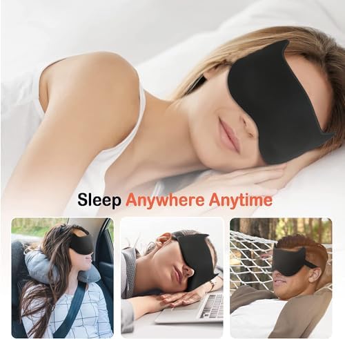 Cute Sleep Eye Mask for Kids, 3D Contoured Cup Sleeping Mask & Blindfold - Image 6