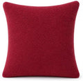 REAFORT Sherpa Euro Sham Cover 26"x26", Zipper Closure by Reafort