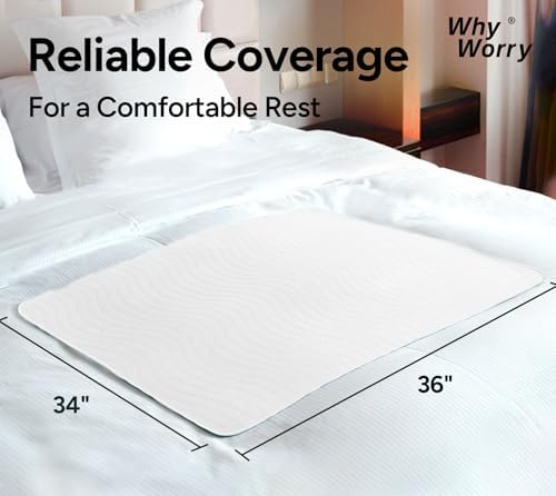 WHYWORRY Washable Bed Pads for Adult Incontinence - Image 2