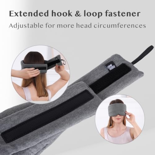 Breathable Bamboo Cotton Sleep Mask Full Blackout Eye Mask - Image 5