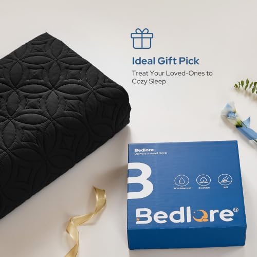 BEDLORE Waterproof Mattress Protector, Full XL Size Mattress Pad - Image 5