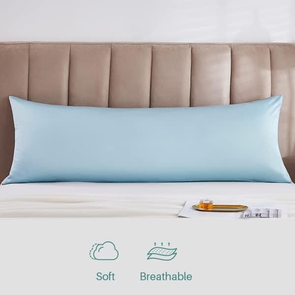 Oubonun 21 x 54 Inch 100% Cotton 800TC Long Body Pillowcase - Image 2