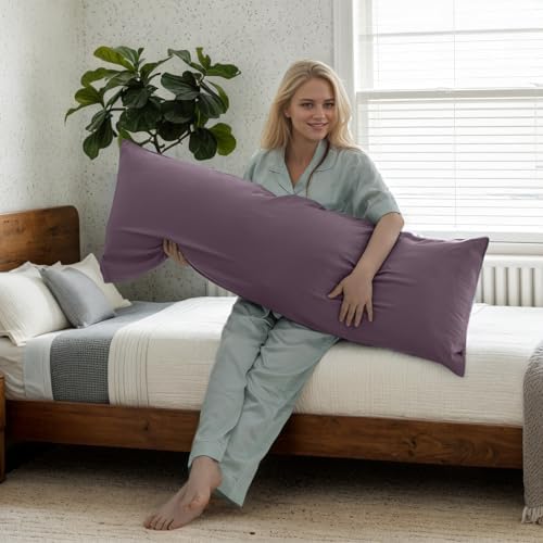 Body Cooling Pillow Cases Cover, Bamboo Rayon Body Pillowcases - Image 2