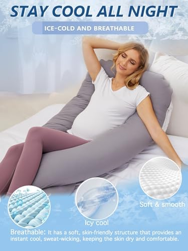Pregnancy Pillow for Sleeping, U Shaped Maternity Pillow - Image 4