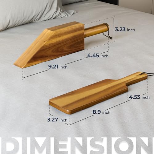Acacia Wood Mattress Lifter & Bed Sheet Tucker Tool Set - Image 2