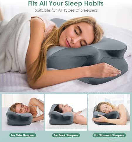 DONAMA Cervical Pillow Ergonomic Memory Foam Pillow - Image 4