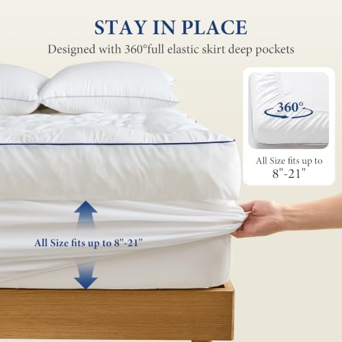 5 Inch Twin Gel Memory Foam Mattress Topper - Image 7