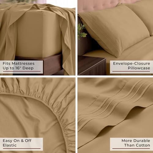 Mellanni Iconic 4-Piece, Ultra Soft Sheet Set - Image 5