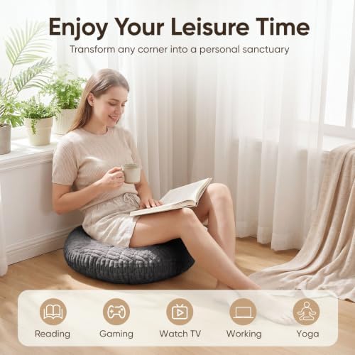 21"H Large Reading Pillow, Backrest Pillow - Image 6