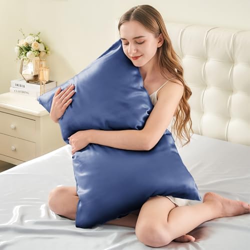 INFIIXSO Silk Pillow Cases Queen Size Set of 2, Hidden Zipper - Image 3