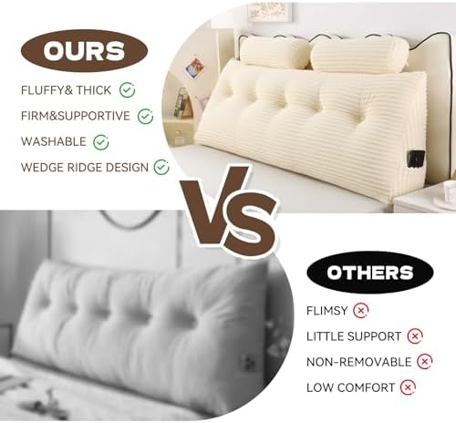 Lovehavren Headboard Pillow Queen - Image 6