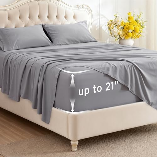 Bedsure Deep Pocket King Sheet Set by BEDSURE
