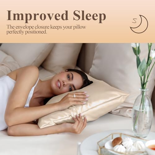 Silk Like Satin Pillowcase King Size, 2 Pack, 20x36 Inches - Image 5