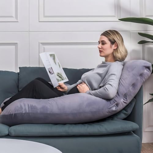 U-Shaped Pregnancy Pillow 57-inch Full Body Maternity Pillow - Image 3
