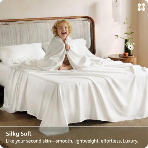 Bedsure PureWoven 100% Viscose Derived from Bamboo, King Size Sheets Set - Image 4