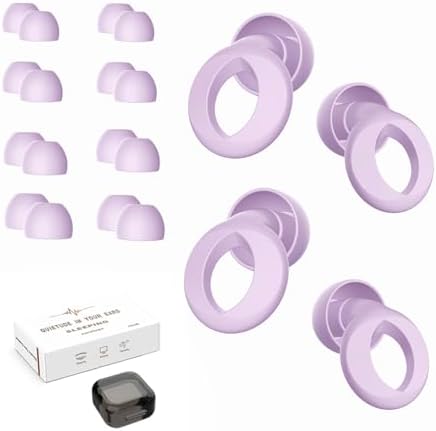 Ear Plugs for Sleeping, 2 Pairs Ear Plugs for Sleeping Noise Cancelling by VOXSANEY