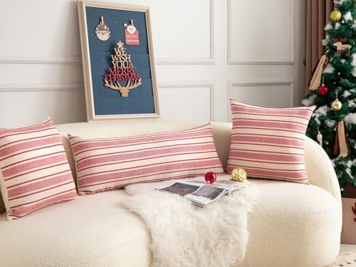 Valentines Lumbar Pillow Covers, Boho Textured Long Accent Pillow Case - Image 6