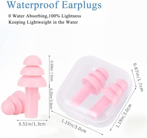 24 Pairs Pink Ear Plugs - Image 2