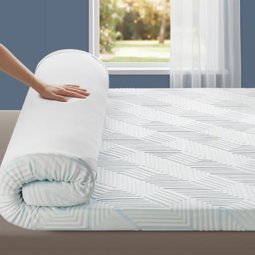 BedStory 4 Inch Gel Memory Foam Mattress Topper Queen by BedStory