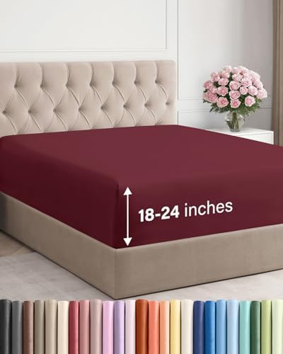 CGK Linens Extra Deep Cal King Fitted Sheet by CGKUnlimited