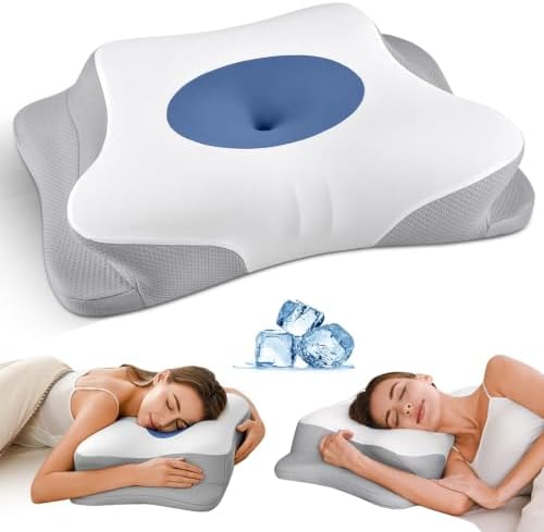 Cervical Pillow for Neck Pain Relief, Ergonomic Neck Pillow for Sleeping by beslovo