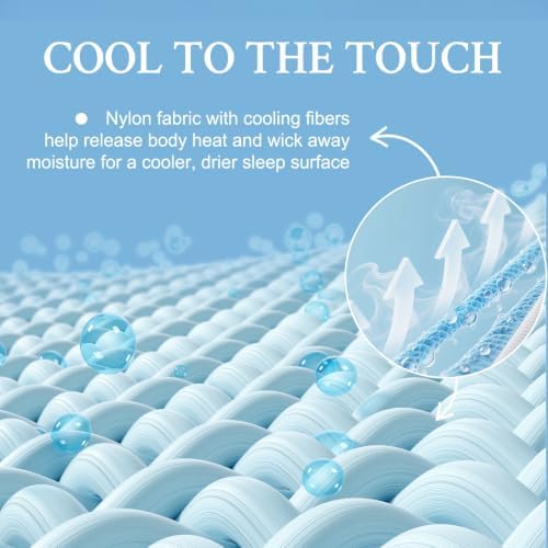 YOUR MOON Cooling Mattress Pad Queen Size, Soft Breathable Pillow Top Mattress - Image 3