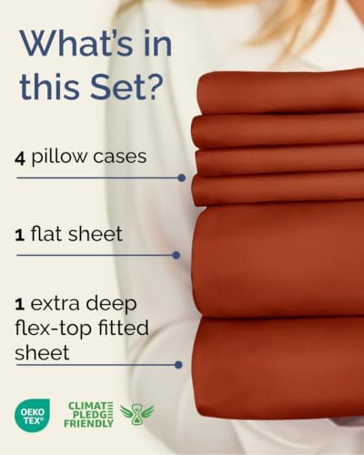 Extra Deep Flex Top Split Head King Sheet Set - Image 2