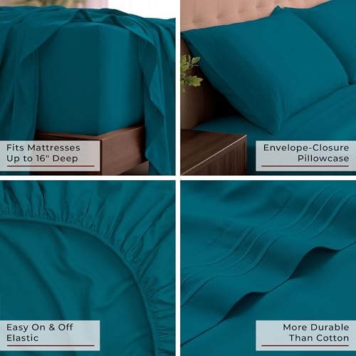 Mellanni Iconic 4-Piece, Ultra Soft Sheet Set - Image 5