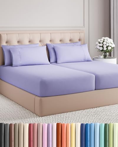 Split King 7 Piece Bed Sheet Set by CGKUnlimited