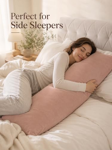 evolive Plush Soft Body Pillow Cover 21"x54", Hidden Zipper - Image 4