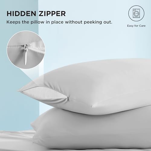 Bedsure Cooling King Size Pillow Cases Set of 2 - Image 6
