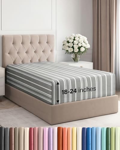 CGK Linens Deep Twin XL Fitted Sheet by CGKUnlimited