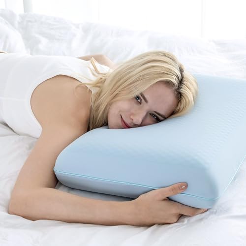 EGOHOME Cooling Gel Memory Foam Pillow, Reversible Design, Neck Support - Image 2