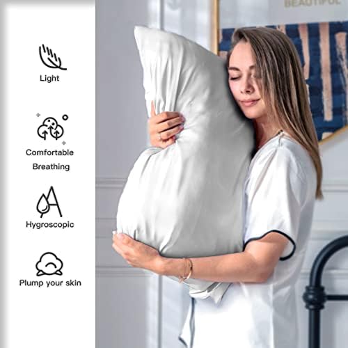 Mulberry Silk Pillowcase for Hair and Skin Pillow Case - Image 3