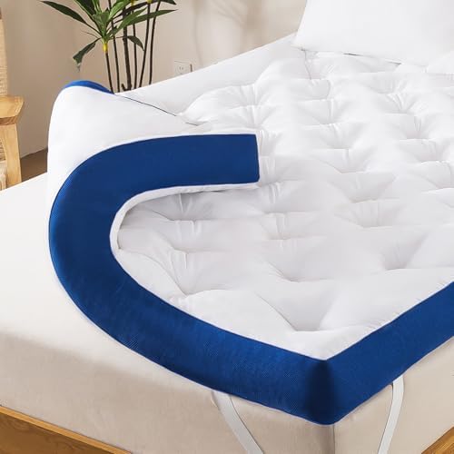 WhatsBedding 5 Inch Memory Foam Mattress Topper by WhatsBedding