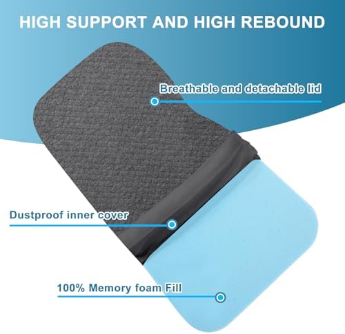Knee Pillow for Side Sleepers, 100% Memory Foam Filling Leg Pillow for Side - Image 4