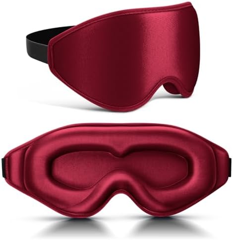 FlyCoco 99% Fully Block Out Light Eye Sleep Mask, 3D Deep Contoured Eyes Cover by Unknown