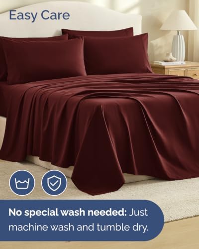 King 6 Piece Bed Sheet Set - Image 6