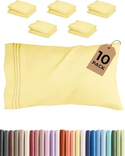 King Pillow Cases Set of 10 by CGKUnlimited