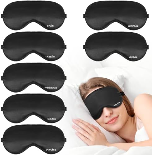 7-Day Sleep Mask Set, Soft Eye Masks by Unknown