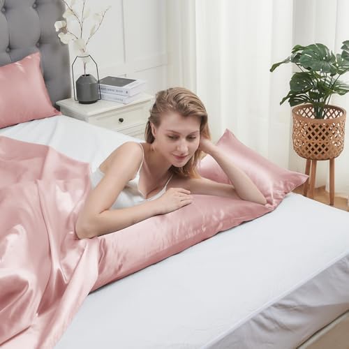 Vielit Satin Body Pillow Pillowcase 1pc, Silky Body Pillow Cover Similar to - Image 3