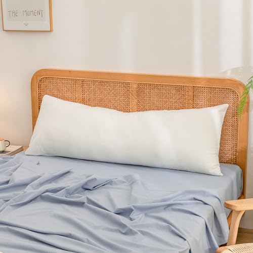 BESTOUCH Washed Cotton Pillowcases Linen Feel Off White Body - Image 3