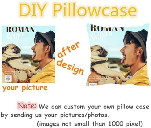 Shop&Three Custom Design Photos or Text Outdoor/Indoor Throw Pillowcase - Image 2