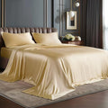 BEDELITE Satin Sheets Queen Size Bed Set, 4 Pieces by BEDELITE