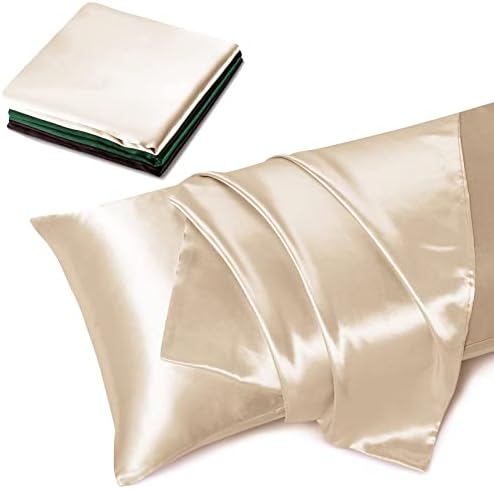 TREELY 2 Pack Satin Pillow Covers 20x60 Inches by treely