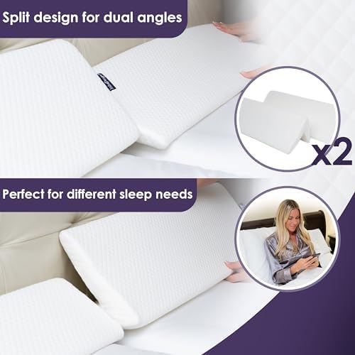 XetraDesign Bed Wedge Pillow Set - Image 2